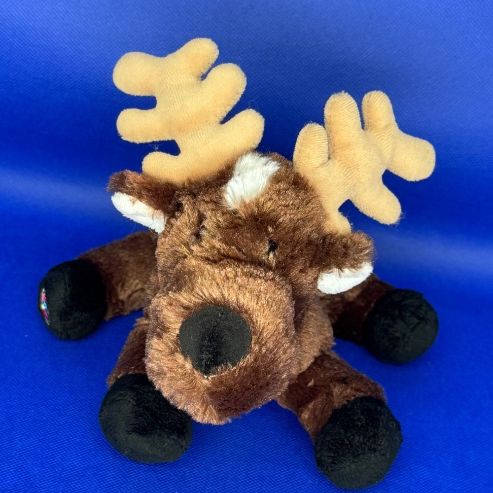 Ganz Webkinz Reindeer HM137 Plush Stuffed Animal Toy No Code/Tag Christmas Retro